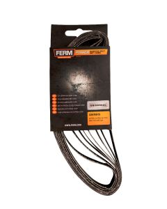 Sanding belt set 10 mm. 8 pcs. P40. P80. P120 for EFM1001